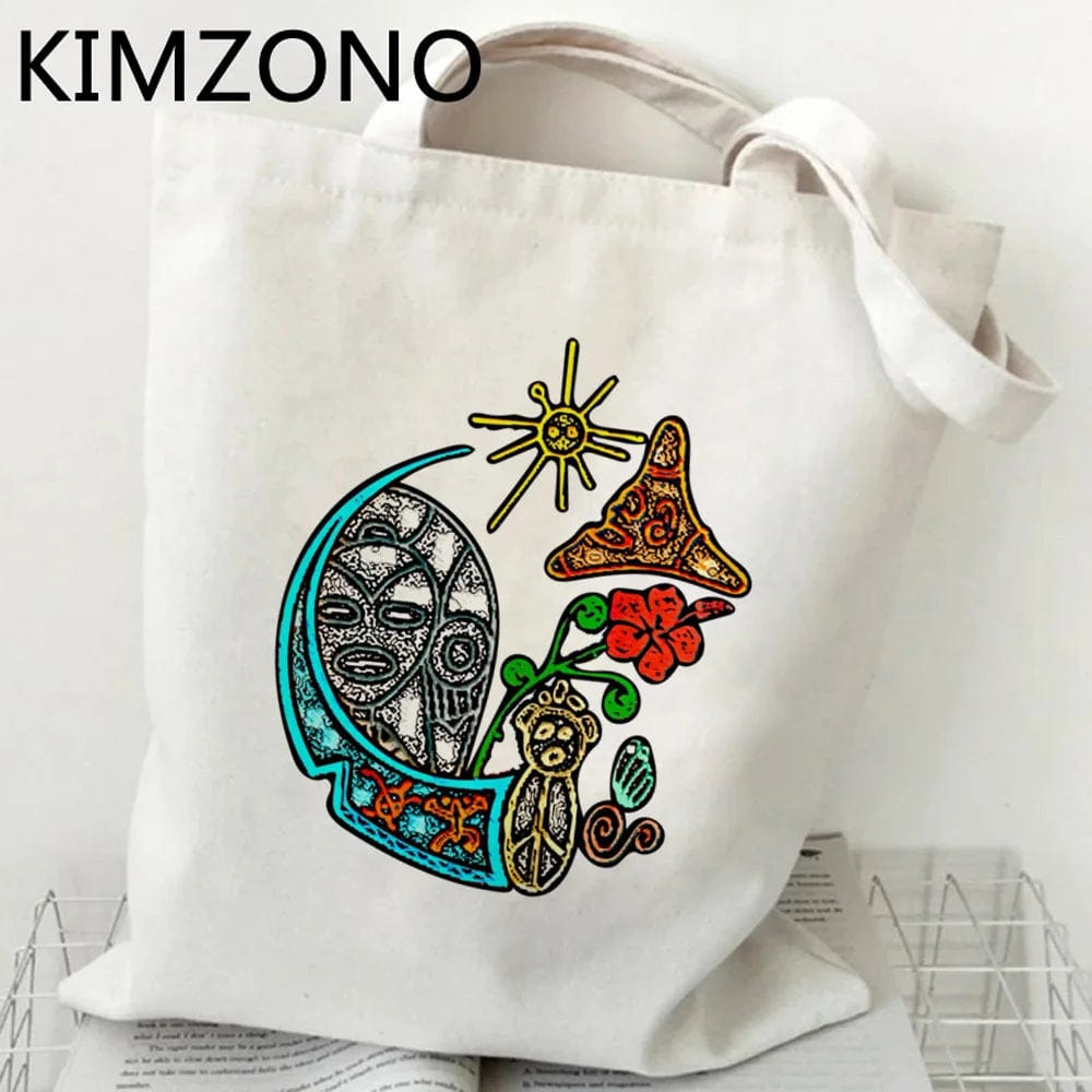 29196 / tote Puerto Rico shopping bag bolsas de tela cotton shopper canvas shopper bag sac cabas reusable tote cloth grab