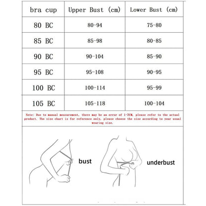 BC Cup New Sexy Large Size No Steel Ring Comfortable Lingerie Push Up Breathable Women's Underwear Thin Cup Glossy Bras Mujer