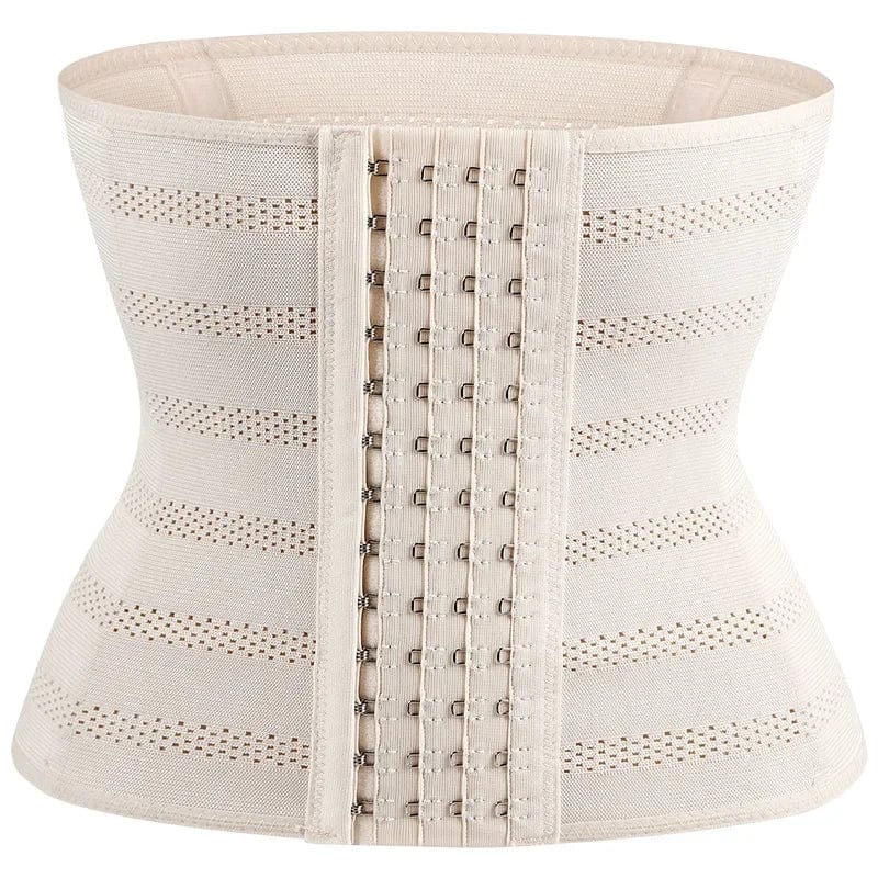 Beige / S Women's Corset Binders Waist Trainer Slimming