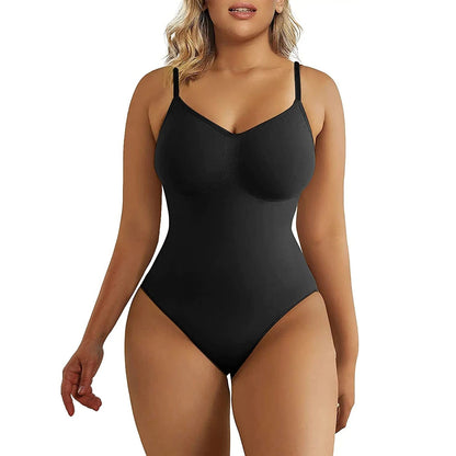 Black / S / CHINA Body Suit Shapewear Bodysuit Thong