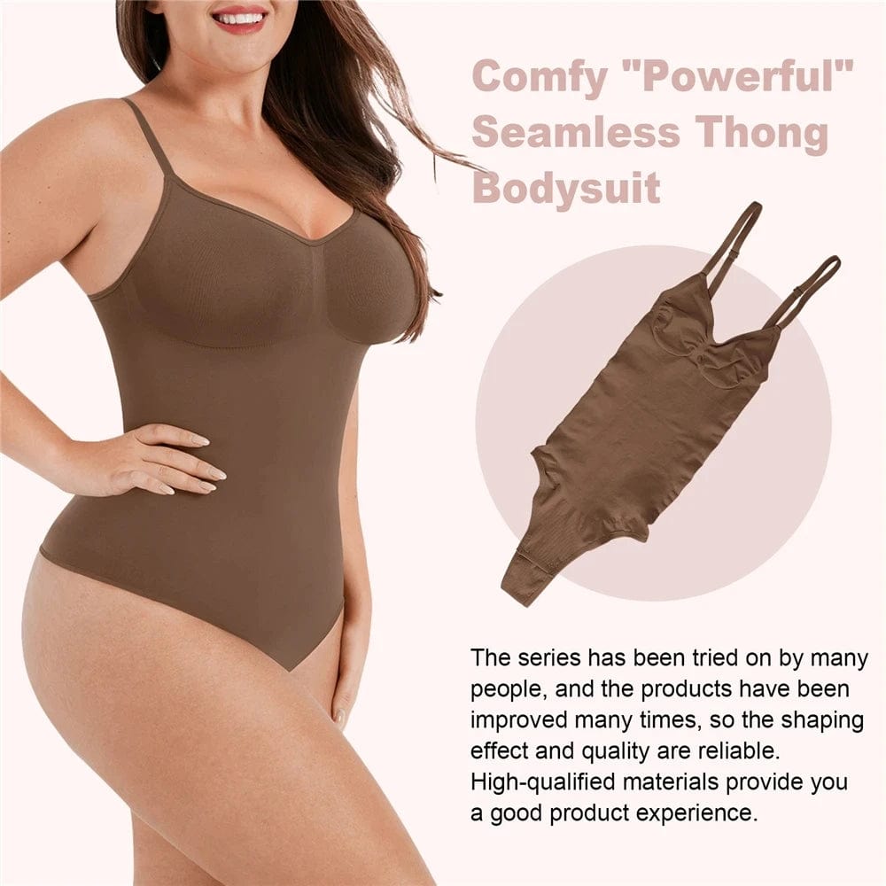 Fajas Colombianas Thong Bodysuit Seamless Shapewear Women Waist Trainer Body Shaper Tummy Slimming Underwear Flat Belly Girdle