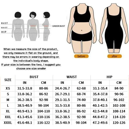 Fajas Shapewear High Compression Bodysuit Girdles with Brooches Bust for Daily and Post-Surgical Use Slimming Sheath Belly Women