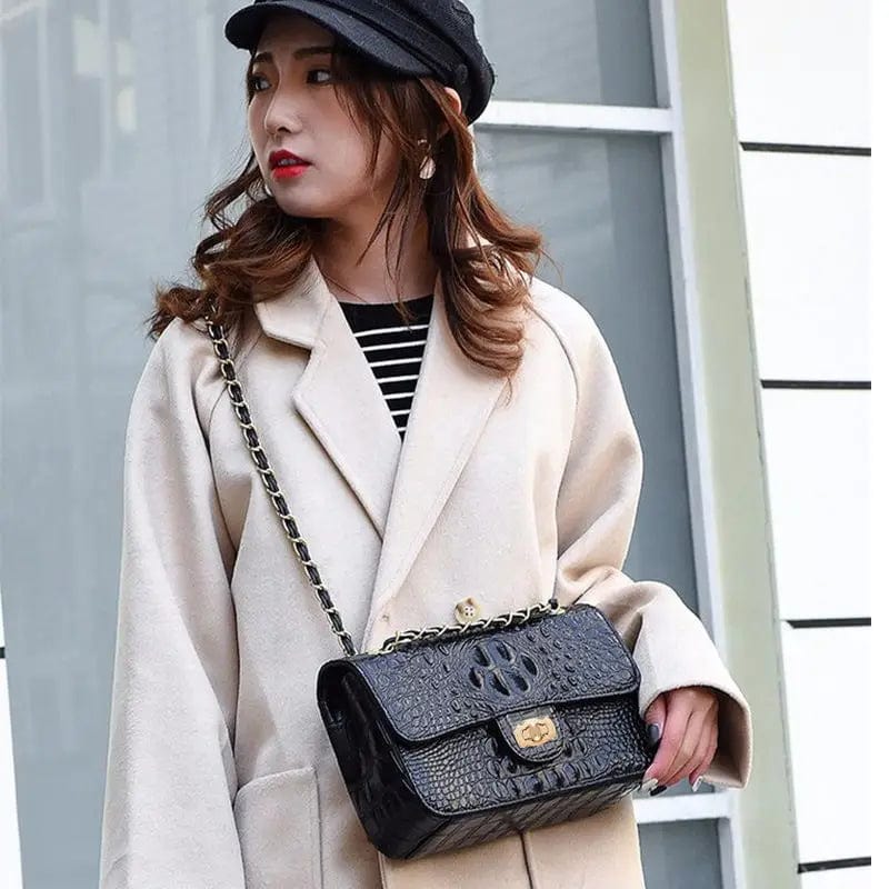 Handbags Luxury Brand Woman Bag New 2024 Korean Fashion Shoulder Crossbody Bags Chain Handbag Snakeskin Brand Women Clutch Purse