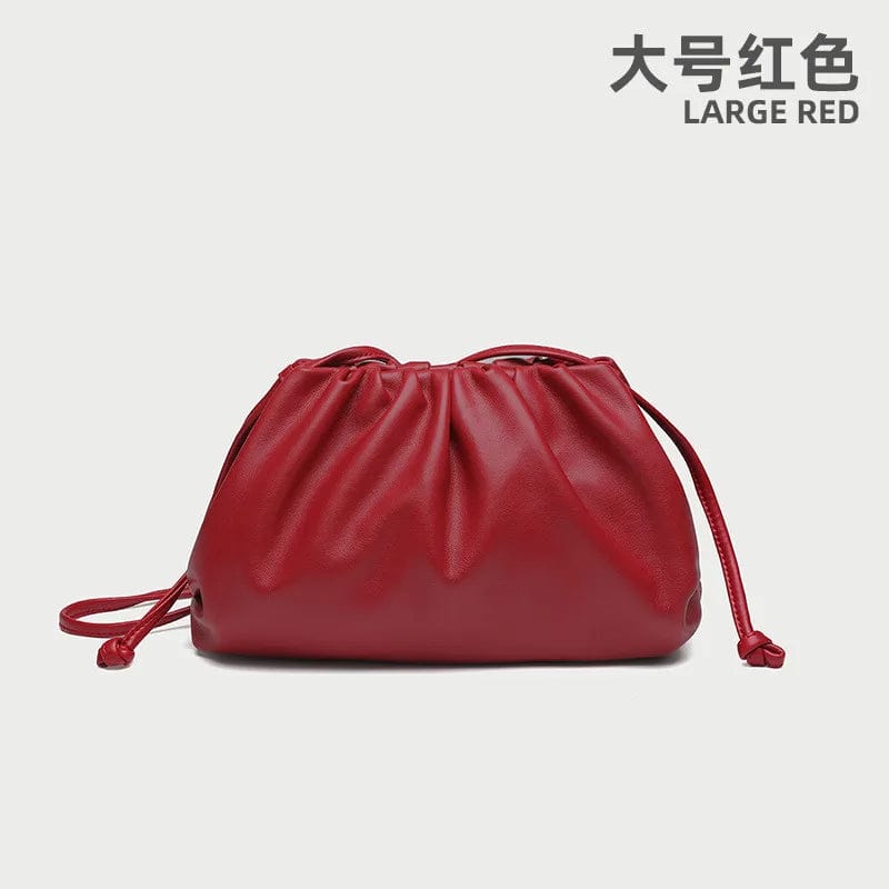 large red Designer Soft Pu Leather Women Shoulder Bag High Quality Small Crossbody Bags for Women Fashion Female Handbags Messenger Bags