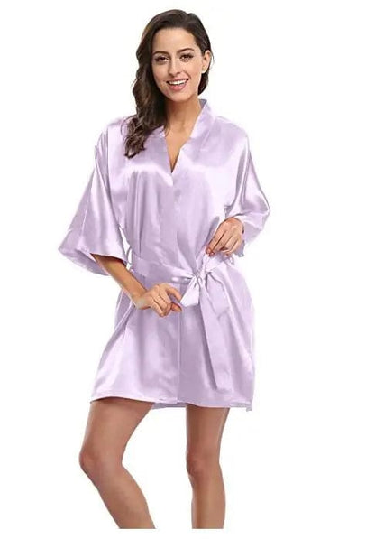 Lingerie femme - Robe Mi-Longue en Soie