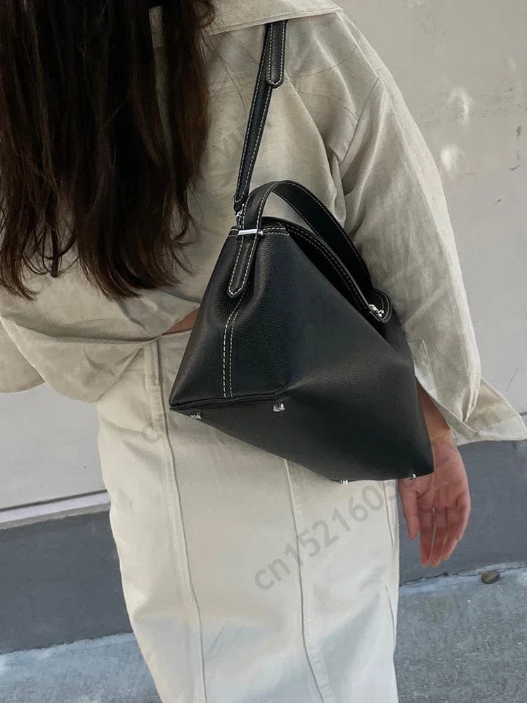 Luxury T-lock Textured Calf Cow Leather Shoulder Bag Women Top Handle Small Clutch Handbag 2024 Luxury Designer Girl Tote Bag