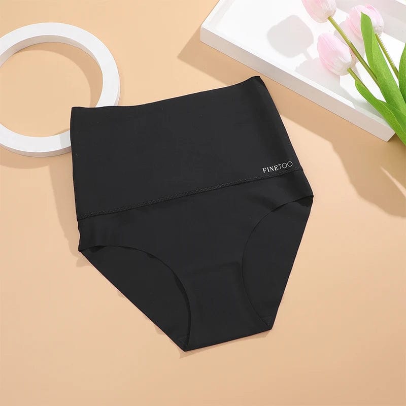 Noir / L / 1pc Culottes Gainantes Sans Coutures pour Femmes