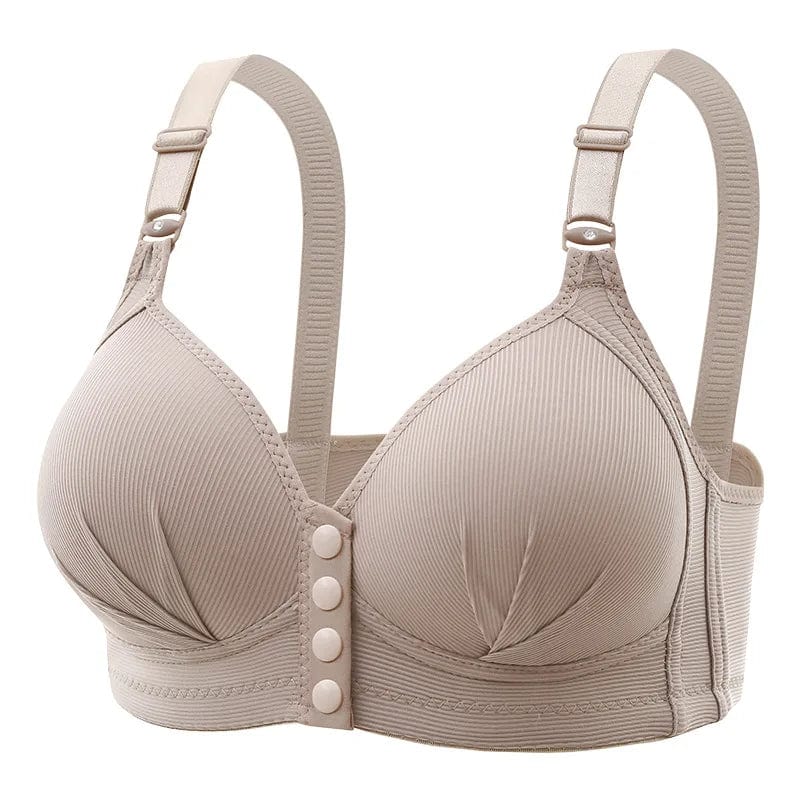 Nouveau Soutien-gorge Grande Taille à Bouton Frontal