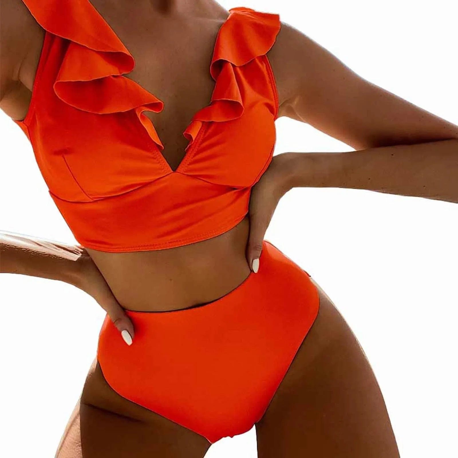 Orange / XL / CHINA Women Bikini And Striped Swimsuit Men And Women Matching Swimsuits Womens Swim Shorts Small Sunflower Swimsuit Bottoms Shorts