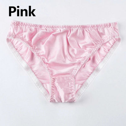 Rose / L / 1pc Lingerie femme - Culottes en Soie