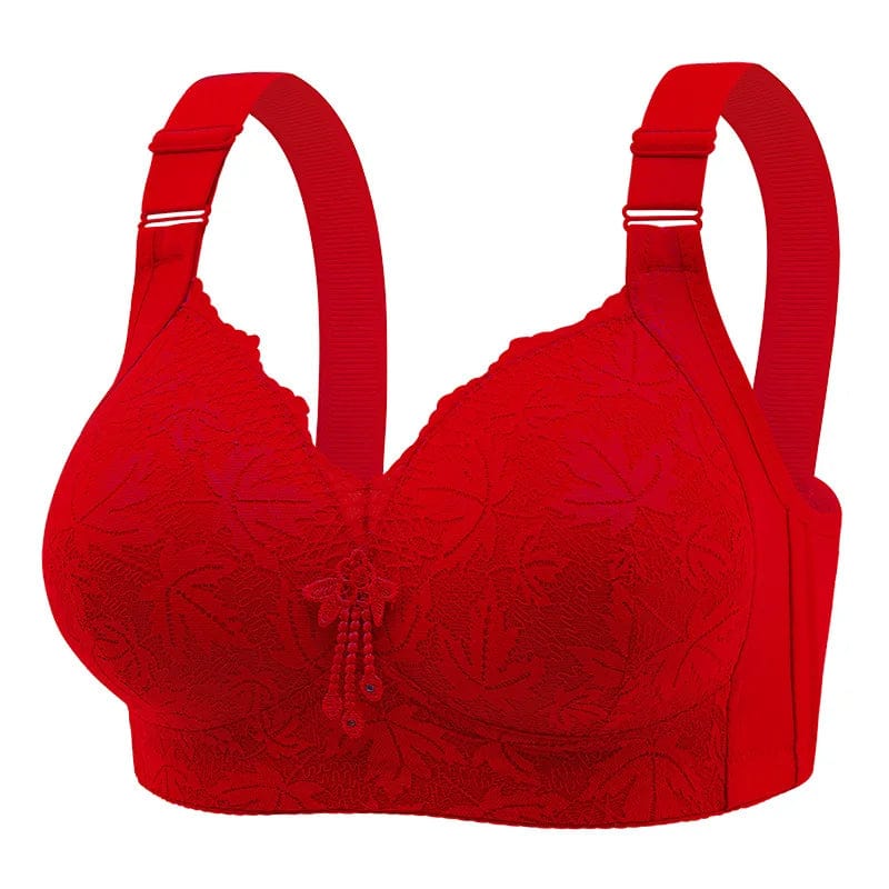 Rouge / 85C New In Women's Underwear  Push Up Tops Bra For Women Comfortable Sensual Adjustable Lenceria Sexys Para Mujer Fina Ropa De Mujer