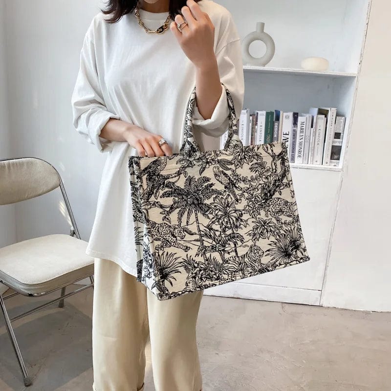 Sac à Main de Luxe pour Femmes - Jacquard Brodé