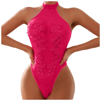 Sexy Bodysuit Florale pour Femmes