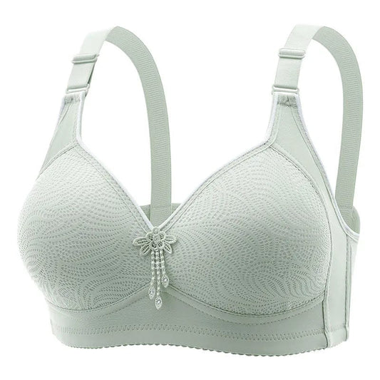 Vert claire / 95B Soutien-Gorge Sexy en Dentelle Sans Armature