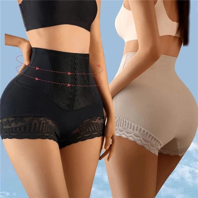 Women High Waist Tummy Control Panties Seamless Shapewear Briefs