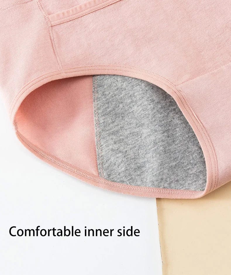 Women's Cotton higth waist panties  Menstrual cycle absorbent underwear female Leak Proof Physiological Pants Briefs For Menstru