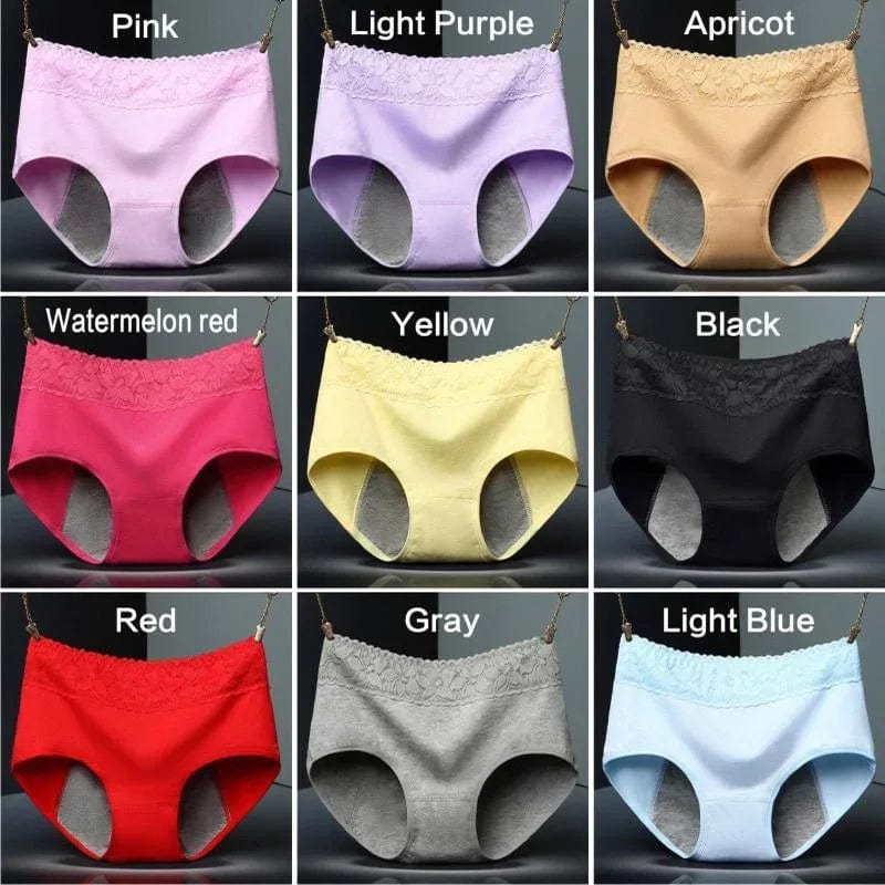 Women Underwear Female Physiological Pants Leak Proof Menstrual Period Panties Cotton Health Seamless Briefs Warm