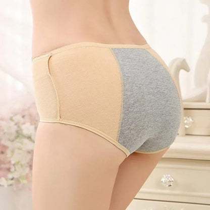 Women Underwear Female Physiological Pants Leak Proof Menstrual Period Panties Cotton Health Seamless Briefs Warm